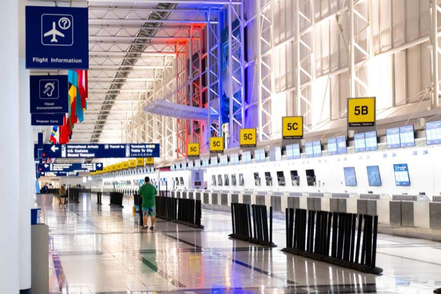 Biometría facial en aeropuertos